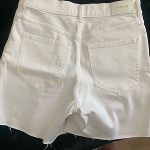 Brand new white express shorts